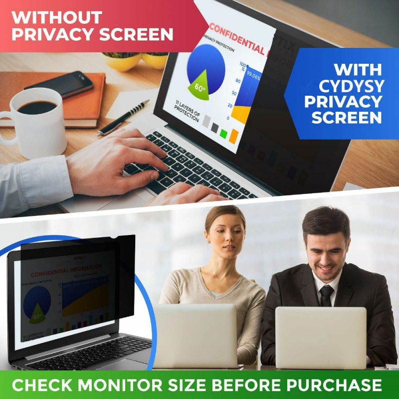 CYDYSY 17.3 inch Privacy Filter Screen Protector Film for 16:9 Widescreen Laptop (382mm*215mm)