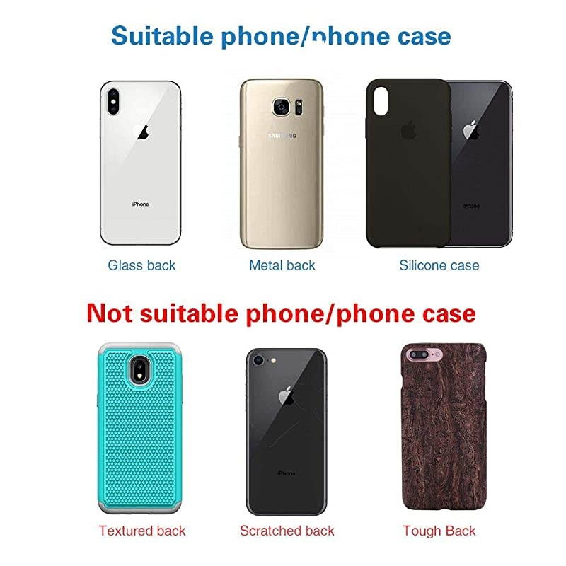 Vacuum Car Mount, Air Vent/Dashboard Car Mount Phone Holder Cradle for iPhone Xs Max R X 8 Plus 7 Plus 6S Samsung Galaxy S9 S8 Edge S7 S6 LG Sony and More