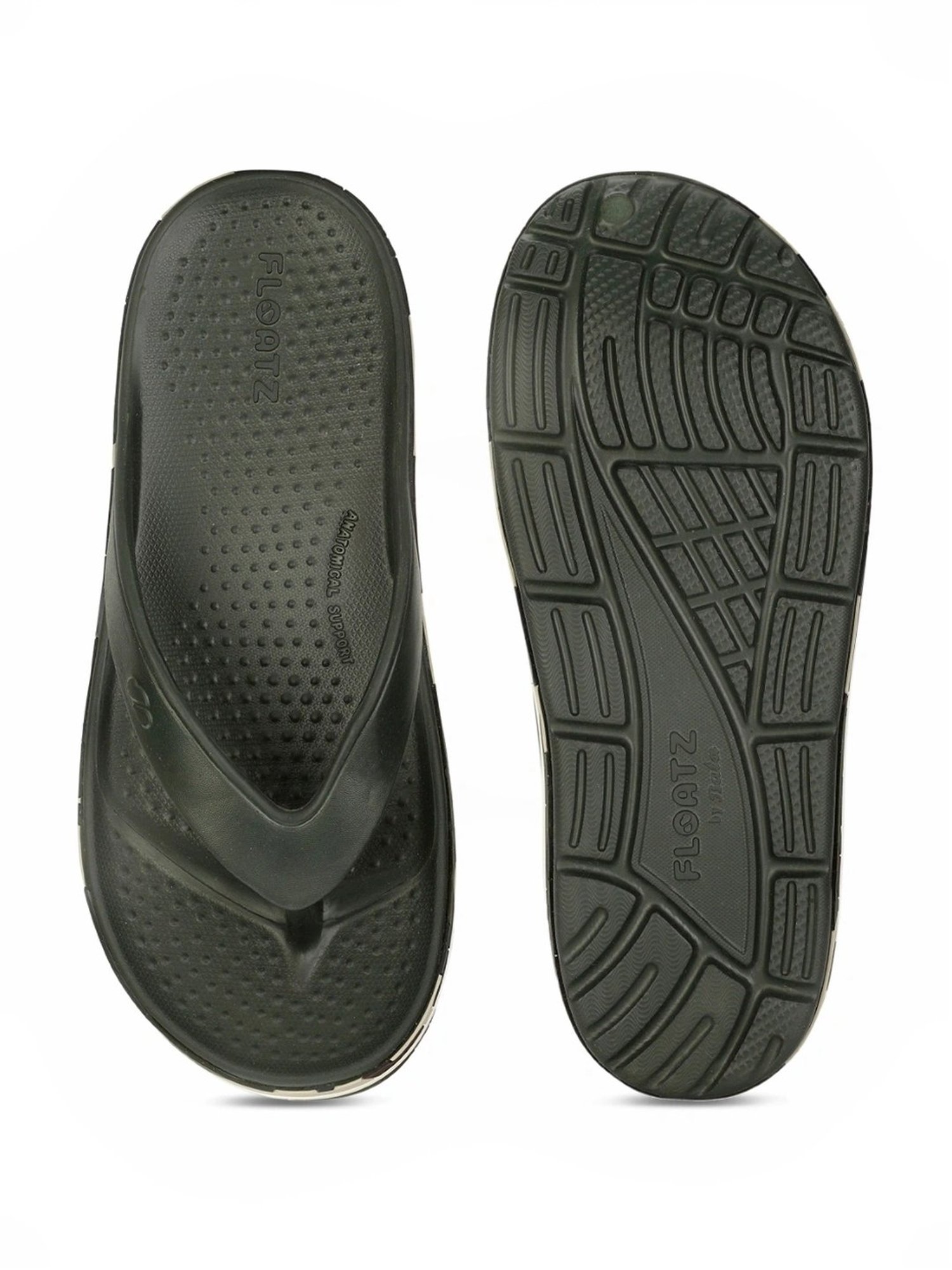 Floatz by Bata Men's TH 2.0 E 24 Olive Flip Flops