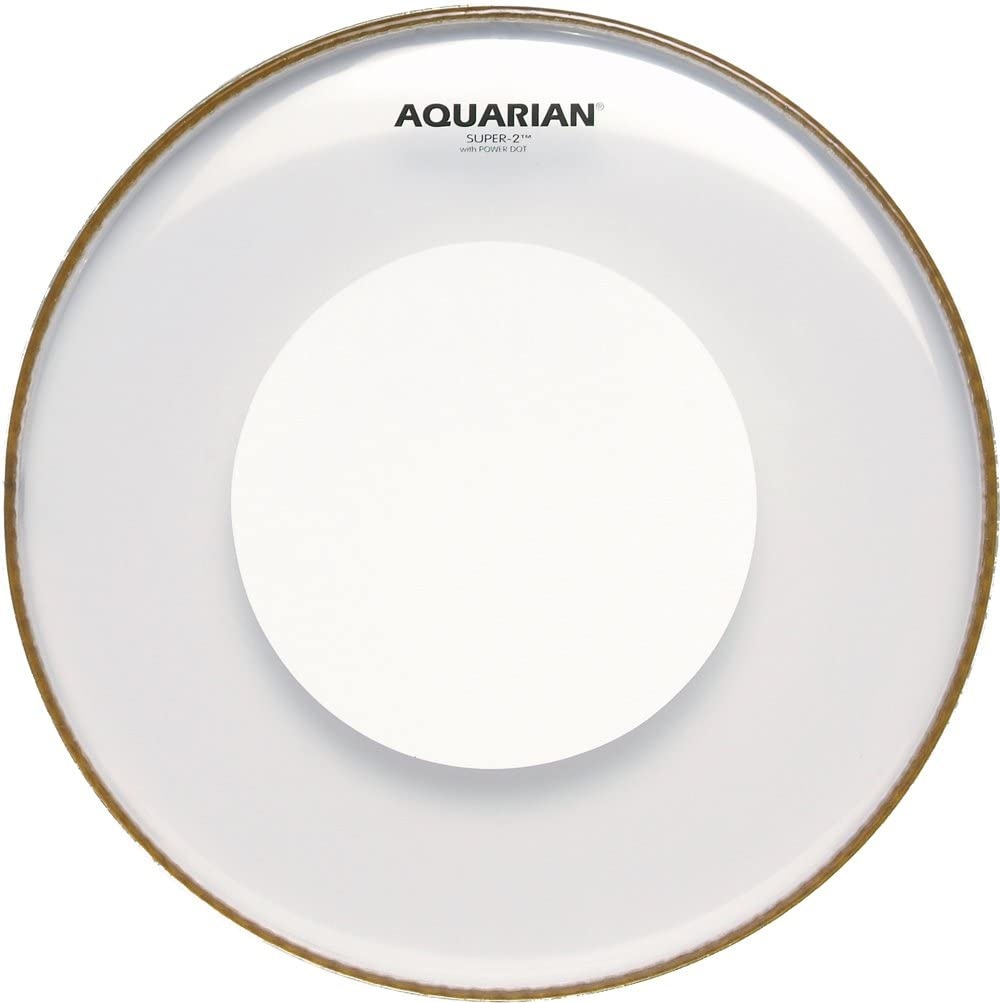 Aquarian Super-2 Clear w/ Power Dot 10" Drum Head