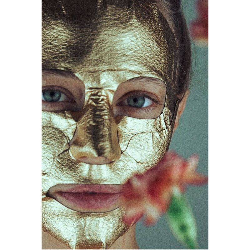Pure Aura 24k Gold Foil Mask - 0.88 fl oz