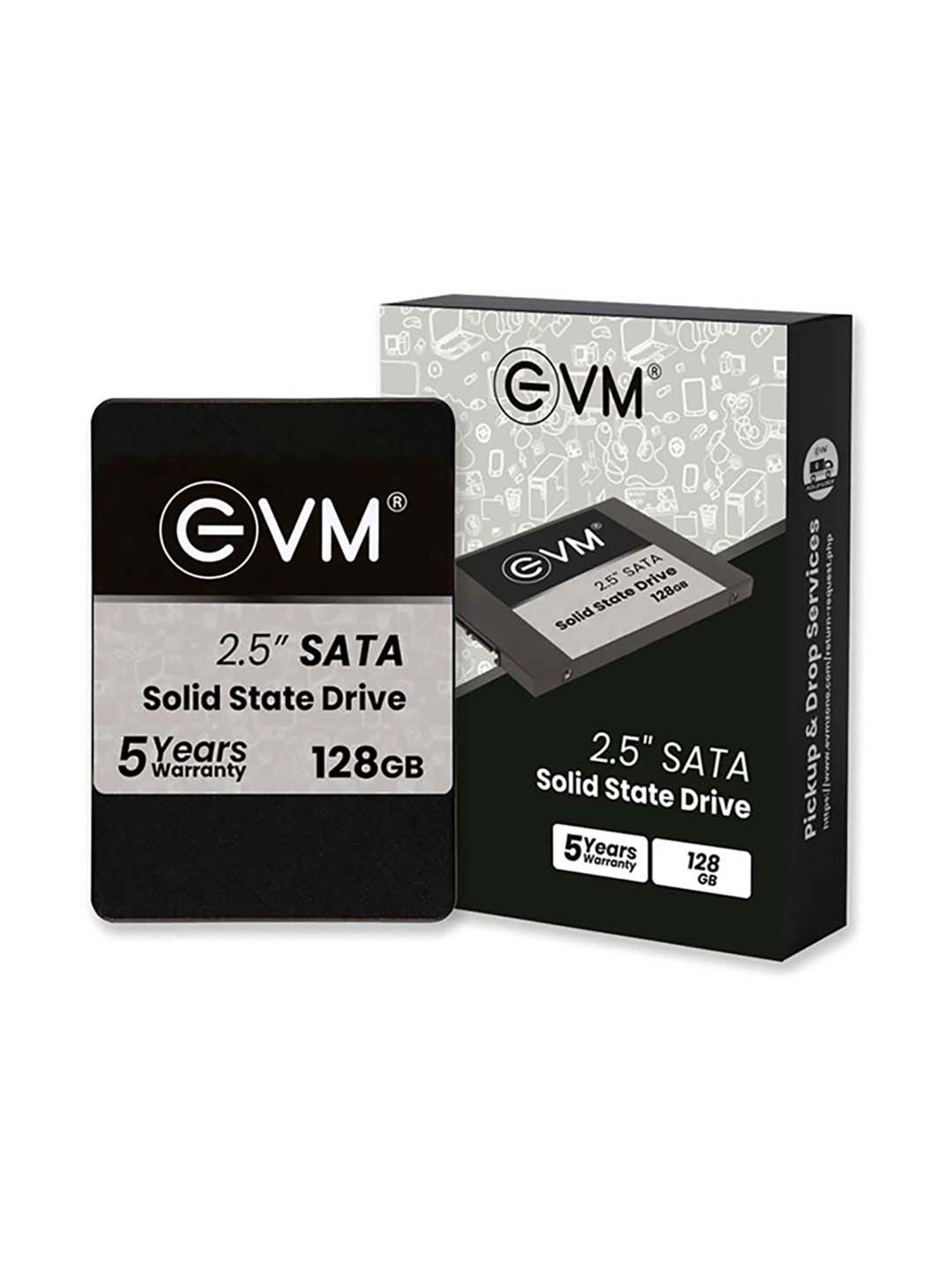 EVM EVM25 128GB 2.5 inch SATA Internal SSD (Black)