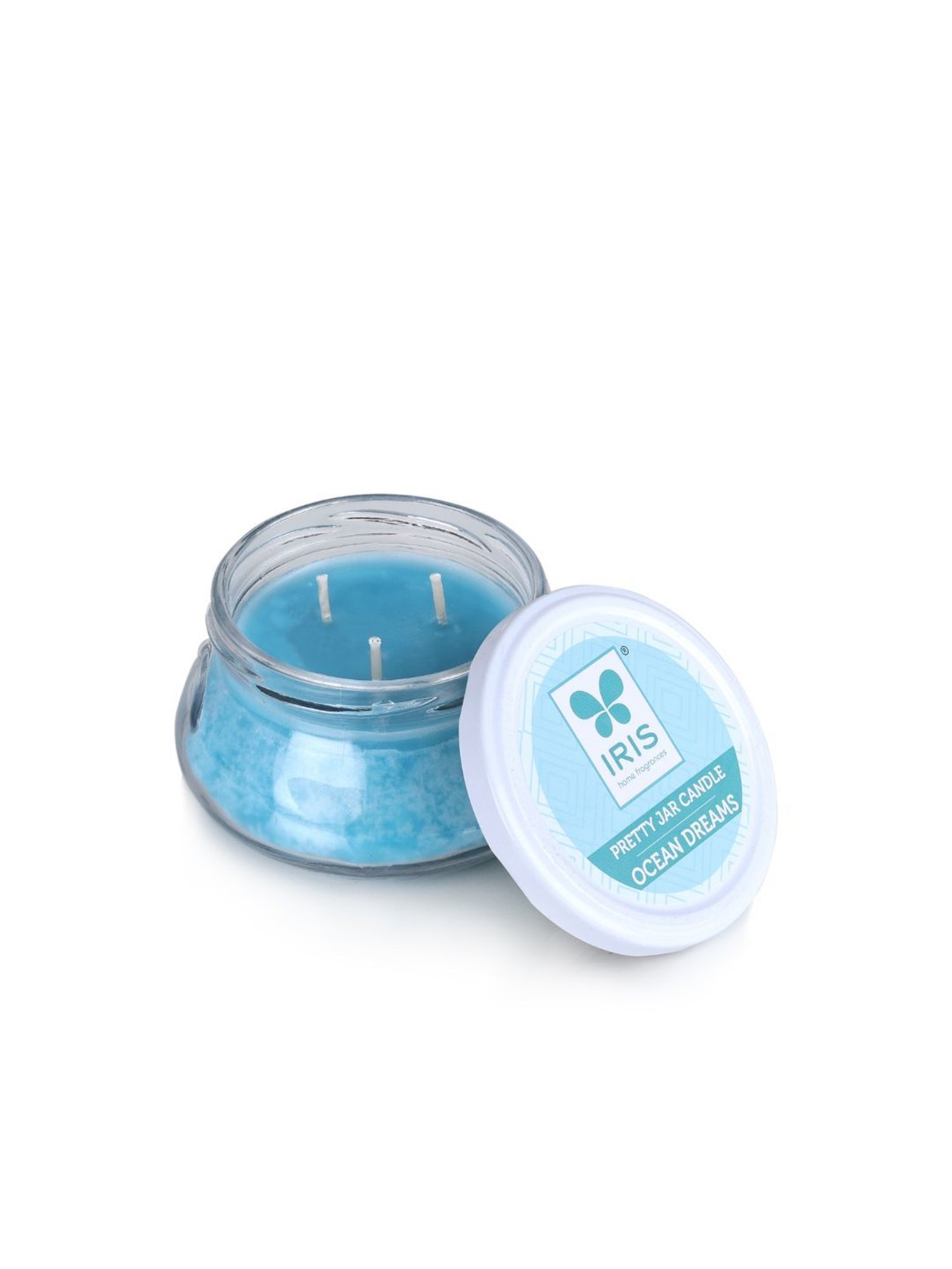 IRIS Blue Ocean Dream Pretty Jar Scented Candles