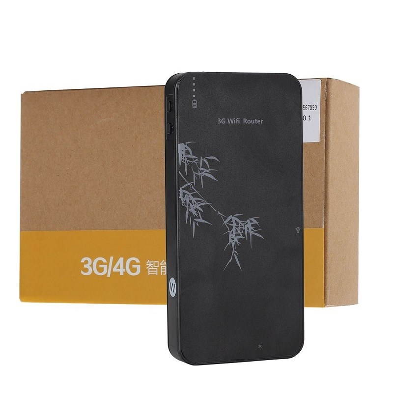 KuWfi V9 Pocket smart Mobile Power Bank 3G Wireless WIFI Router With SIM Card Slot &RJ45