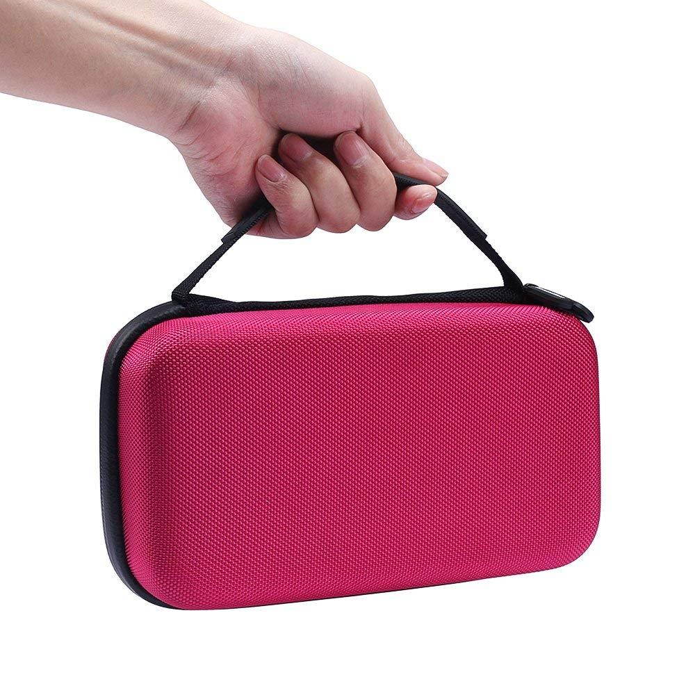 Big Capacity Multifunction Pencil Case - MASiKEN Hard Stationery Pencil Pen Case Storage Bag Pouch (Pink)