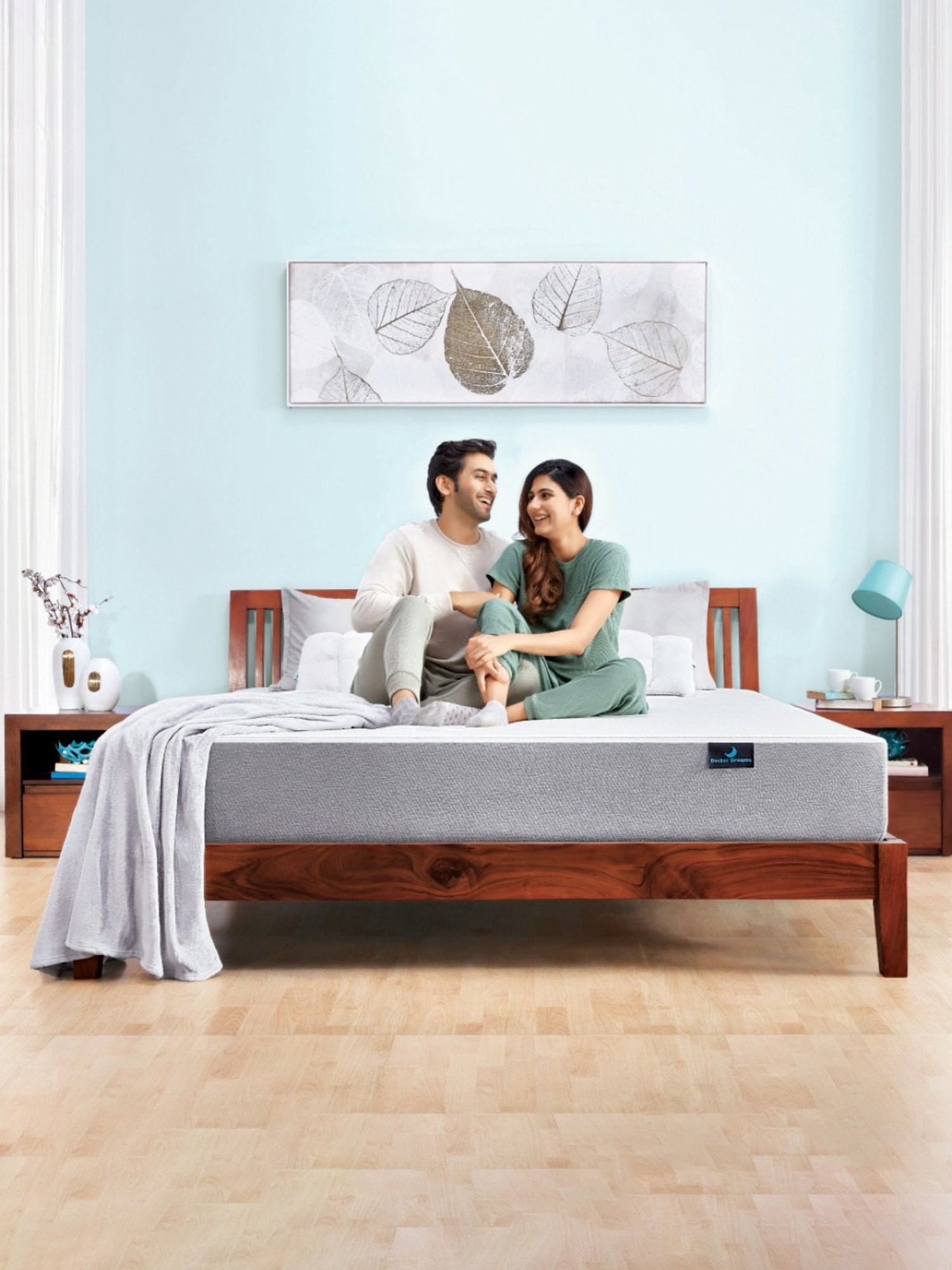 Doctor Dreams by Nilkamal Brown Wood Queen Acacia Bed