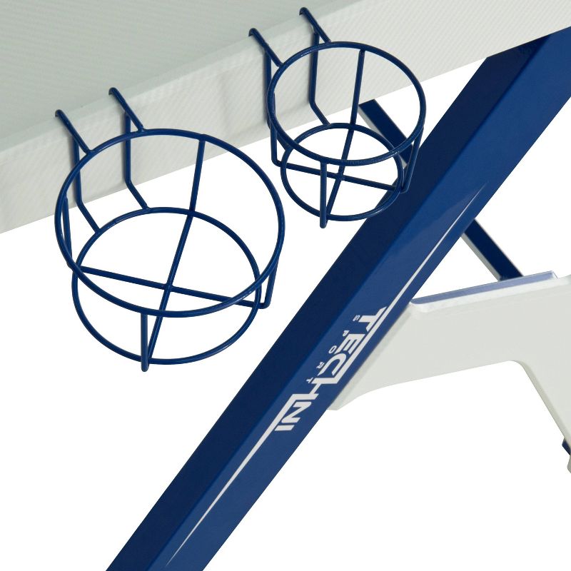 Ergonomic Computer Gaming Desk Blue - Techni Sport