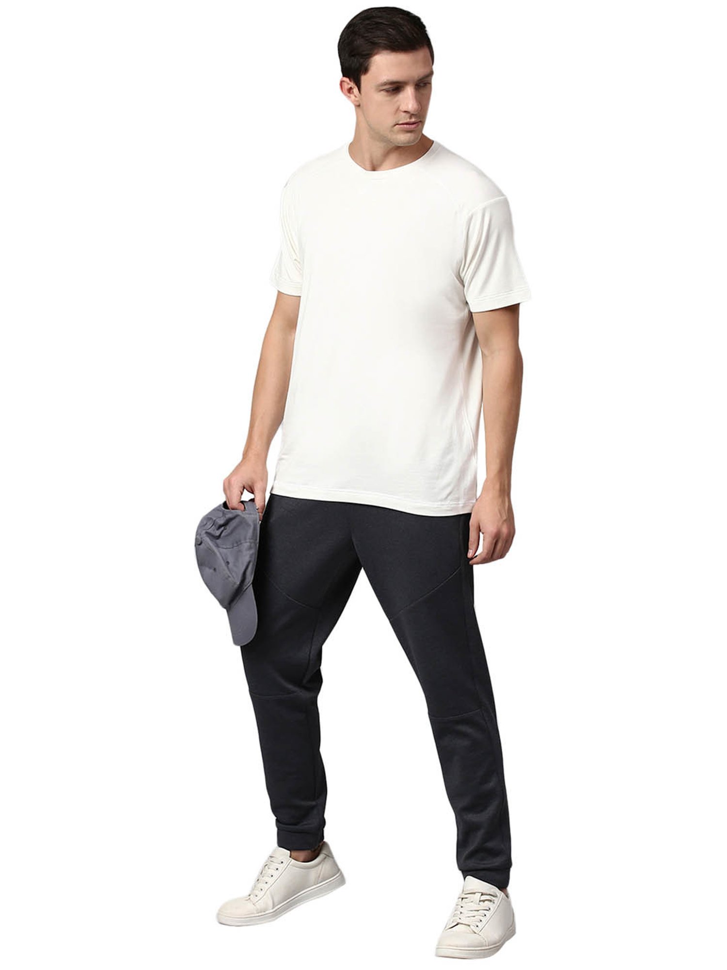 Slowave Grey Regular Fit Joggers