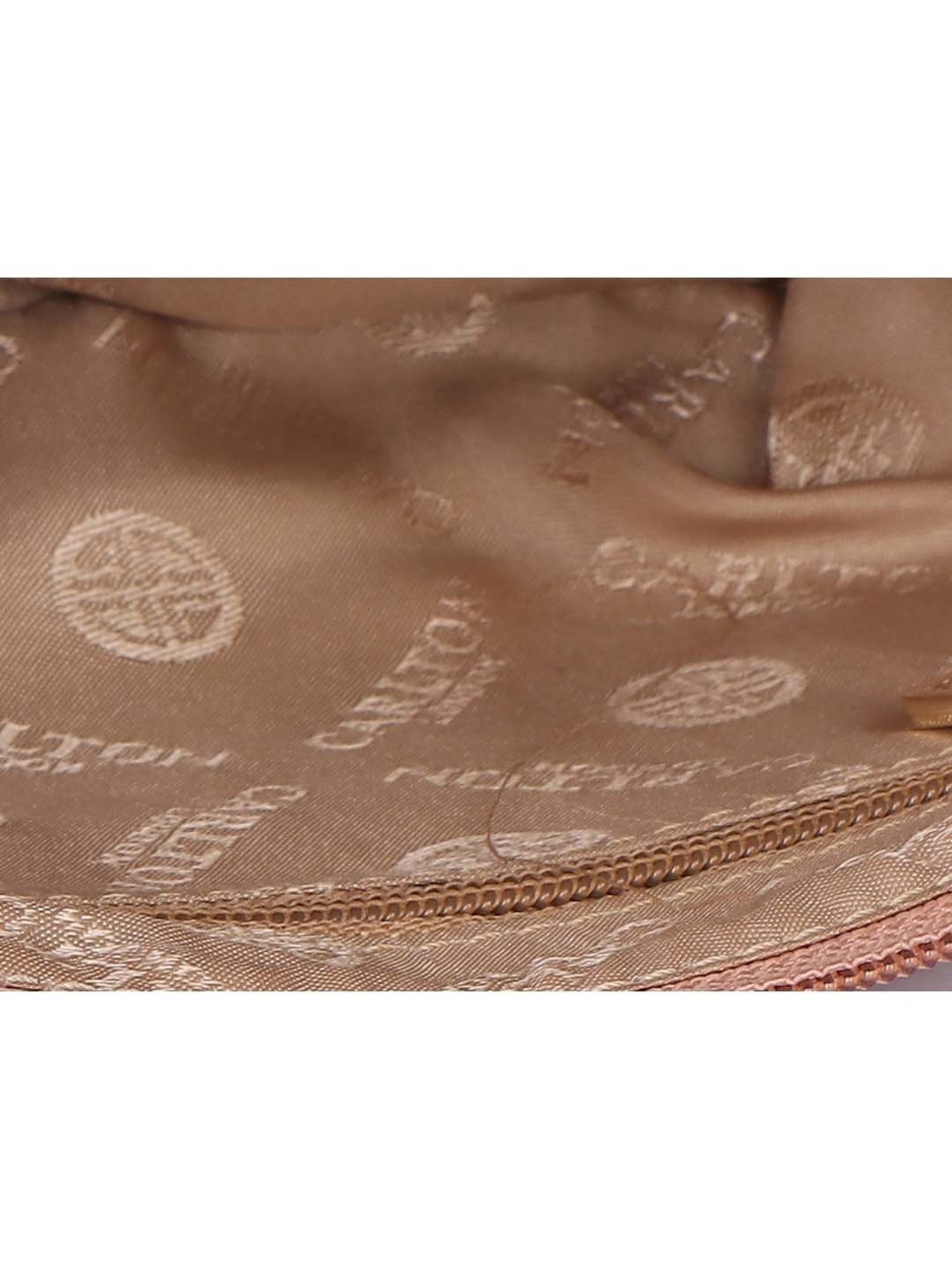 Carlton London Pink Solid Medium Sling Handbag