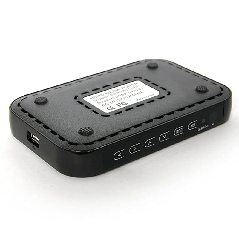 Portable HD for 1080P Resolution Multi Media Player 3 Outputs Hdmi Vga Av 2 Inputs Sd Card