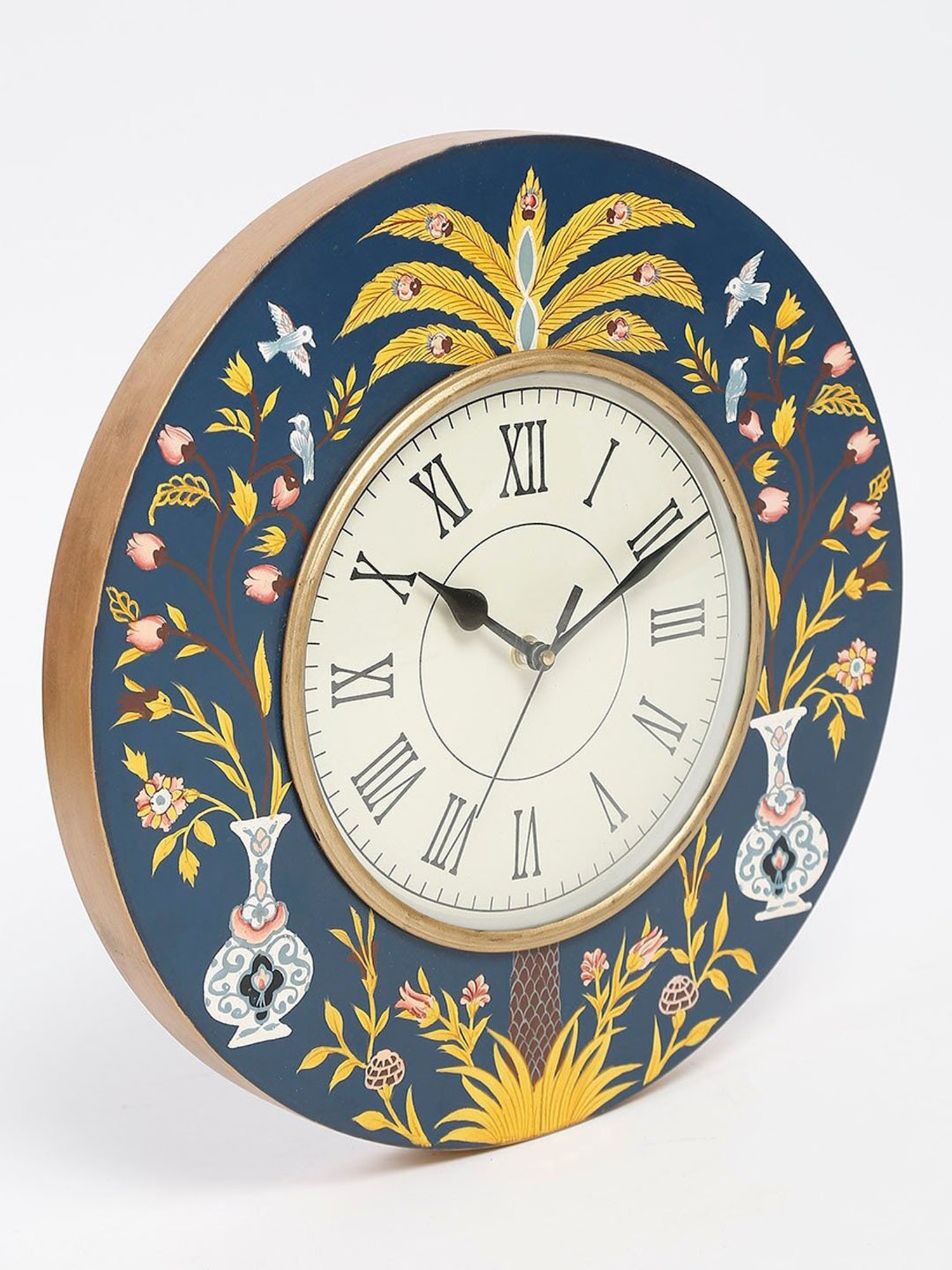 Fabindia Pashav Handainted Wall Clock