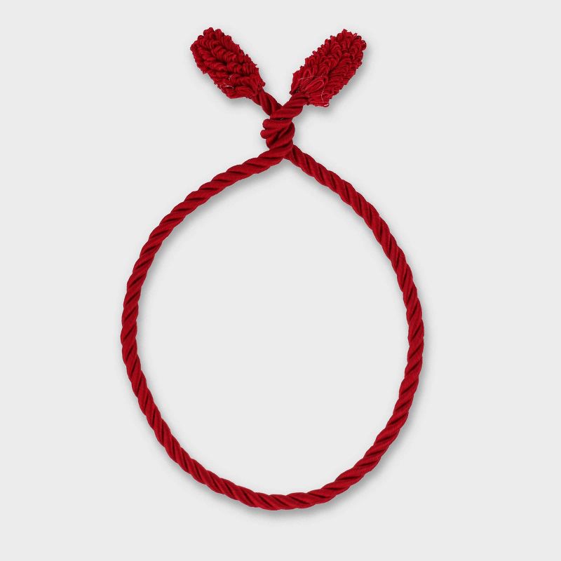 6pk 18in Christmas Garland Twist Ties Red - Haute Décor