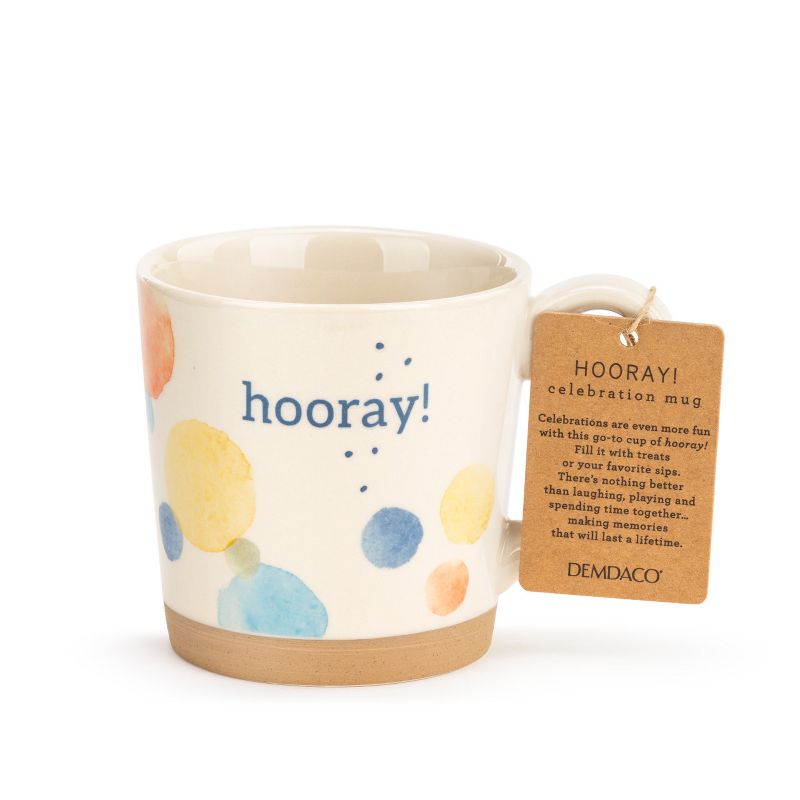 DEMDACO Hooray! Mug White