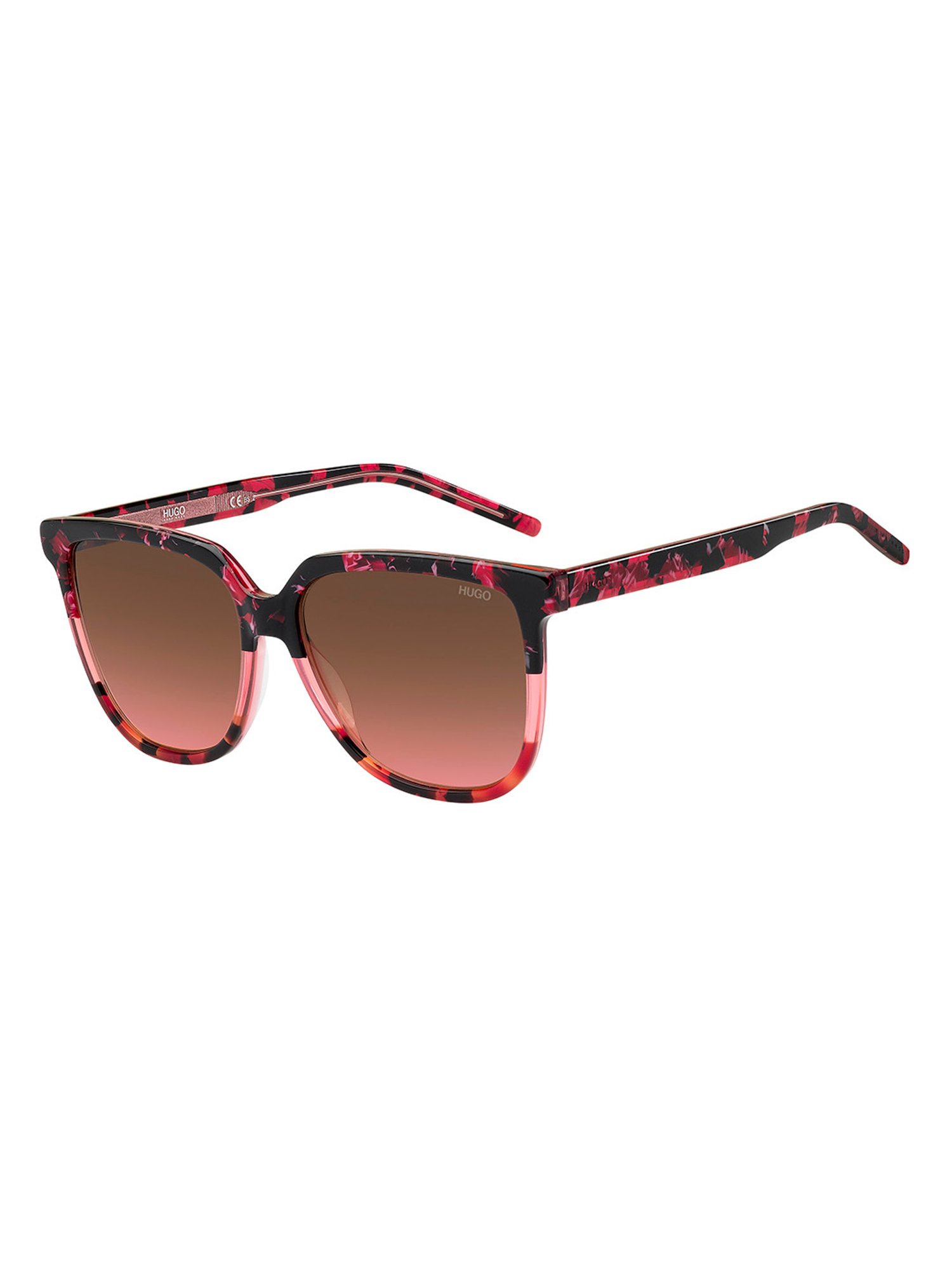 HUGO Brown Square Sunglasses for Women