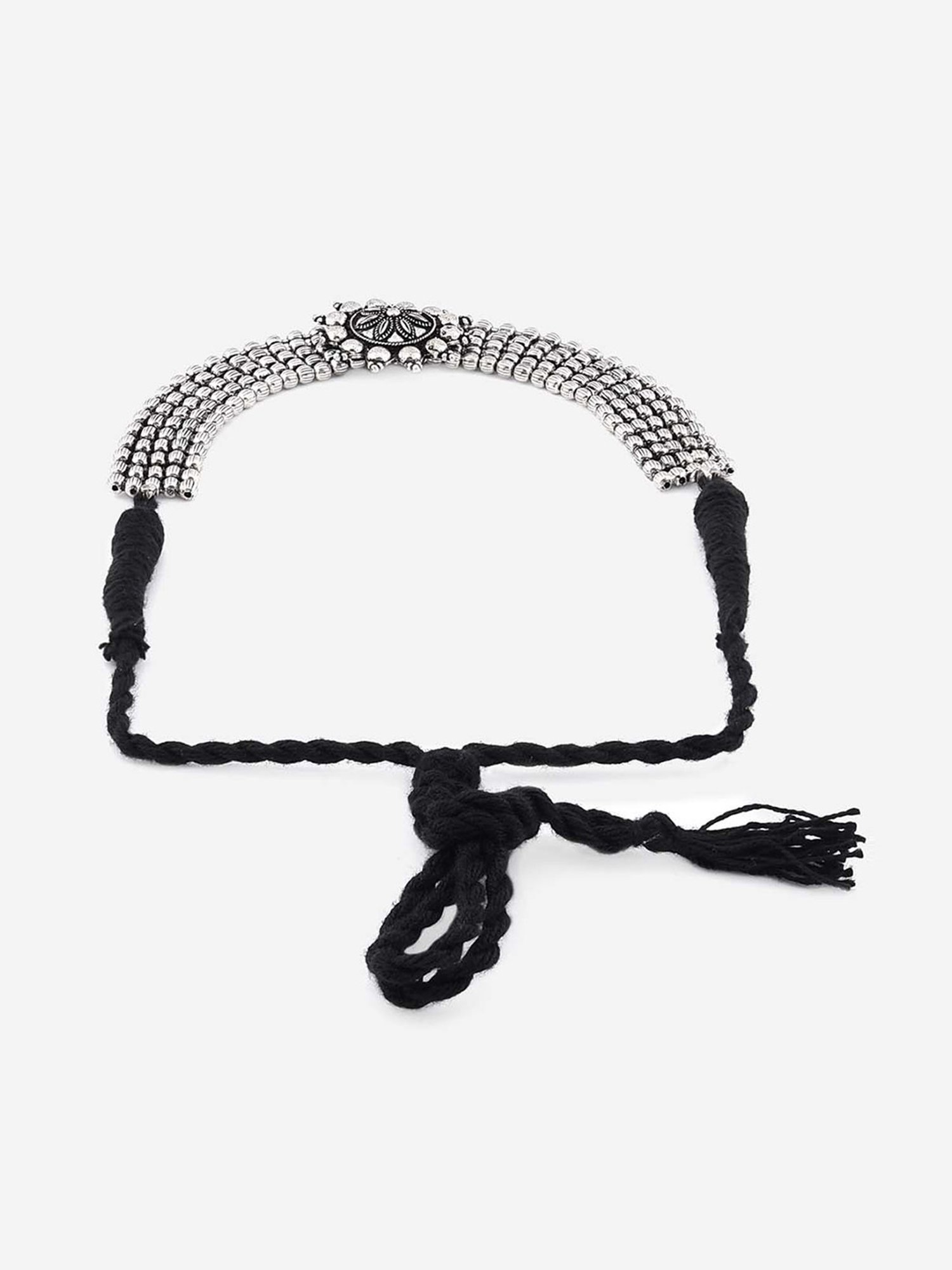 Fida Tribal Silver Necklace