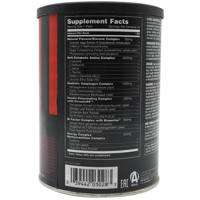 Universal Nutrition Animal M-Stak Dietary Supplement - 21 Packs