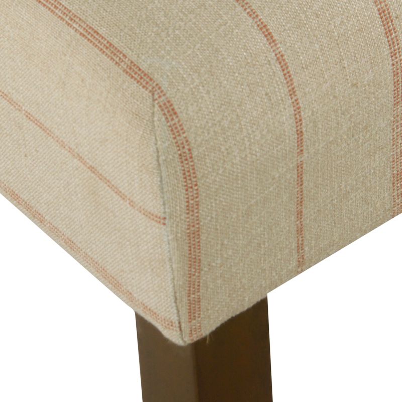 Rollback Dining Chair Cream with Red Stripe - HomePop