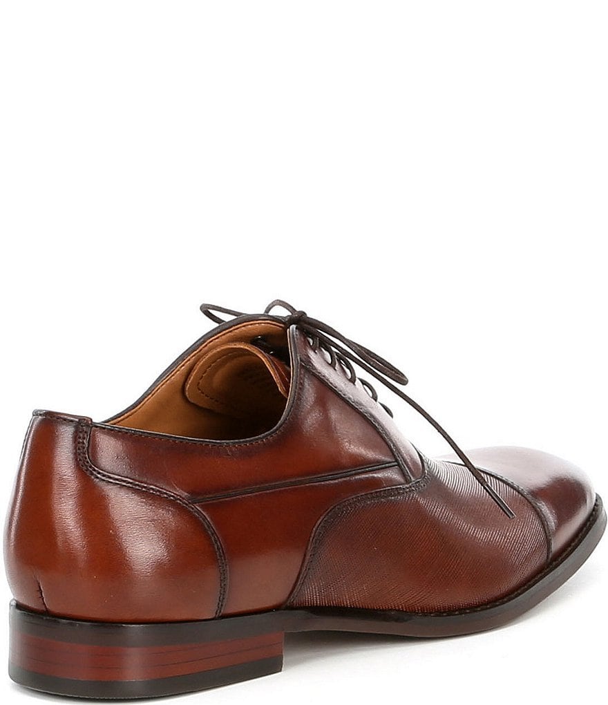 Steve Madden Men's Proctr Leather Cap Toe Oxfords