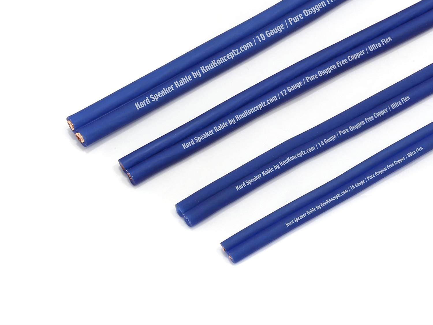KnuKonceptz Kord Kable 16 Gauge Copper Speaker Wire 50'
