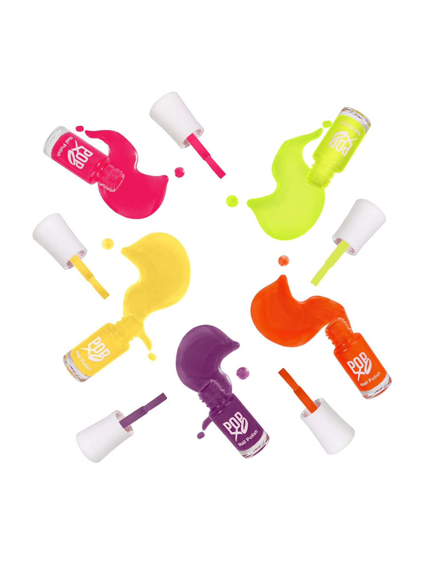 Color Fx Nail Fix Cure-In Mask, Moisturizer, Nail Enamel Remover & Nail Buffer Combo, Pack of 4