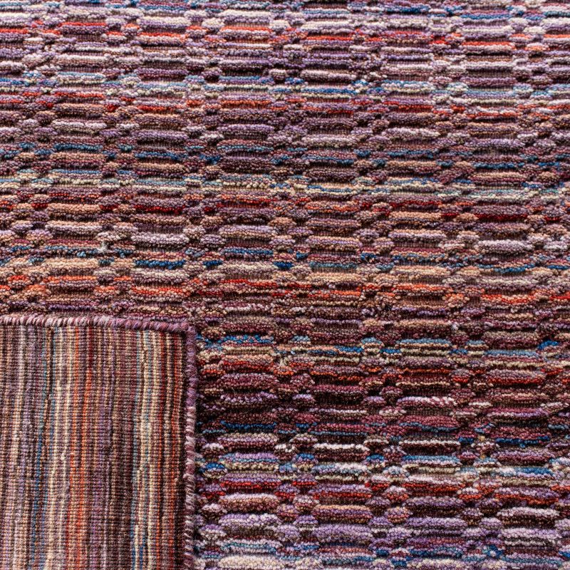 Purple Stripe Loomed Area Rug 5'X8' - Safavieh