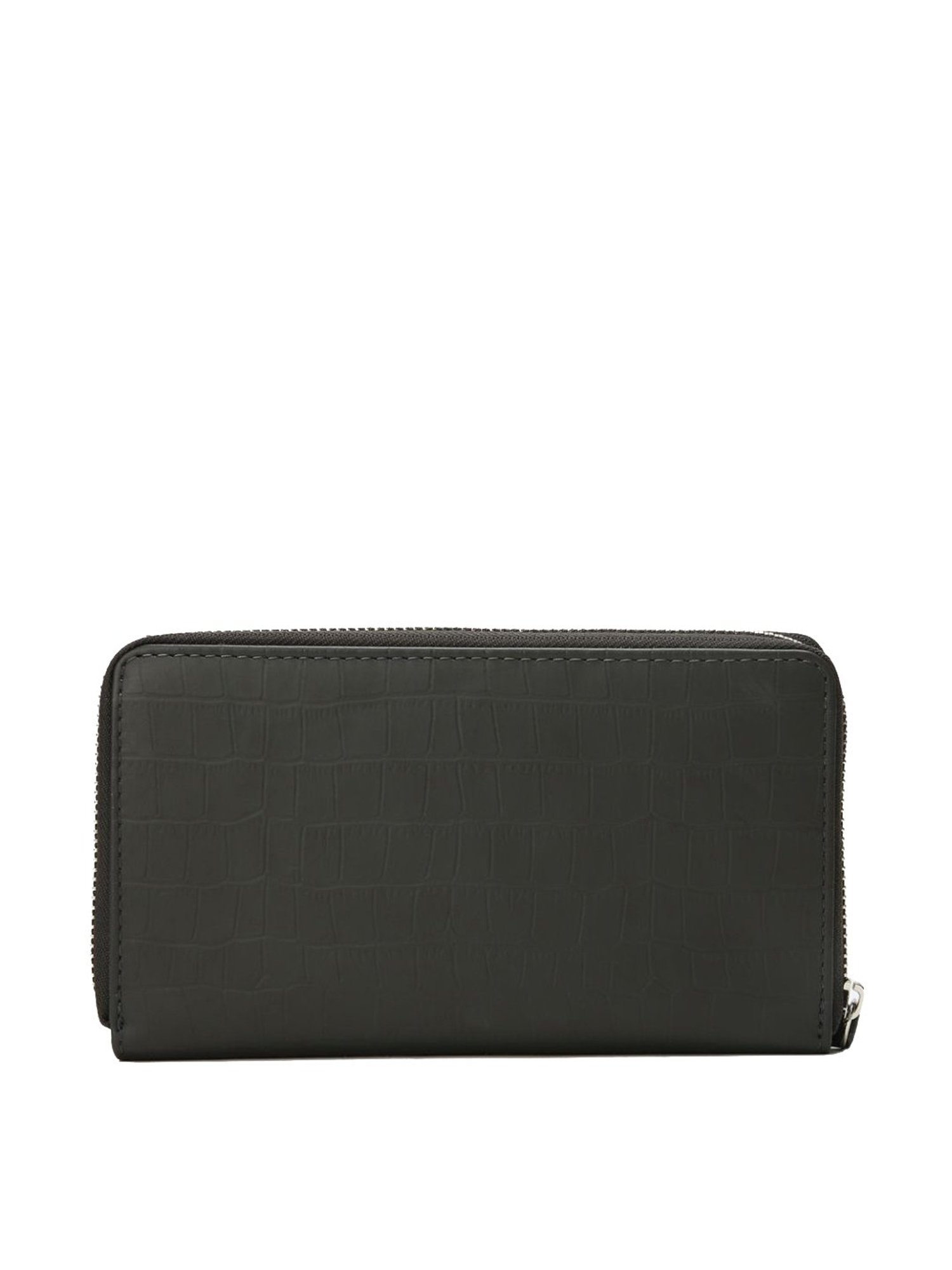 Van Heusen Olive Textured Zip Around Wallet for Women