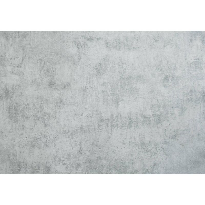 Coffee Table - Chrome Metal, Gray Cement - EveryRoom