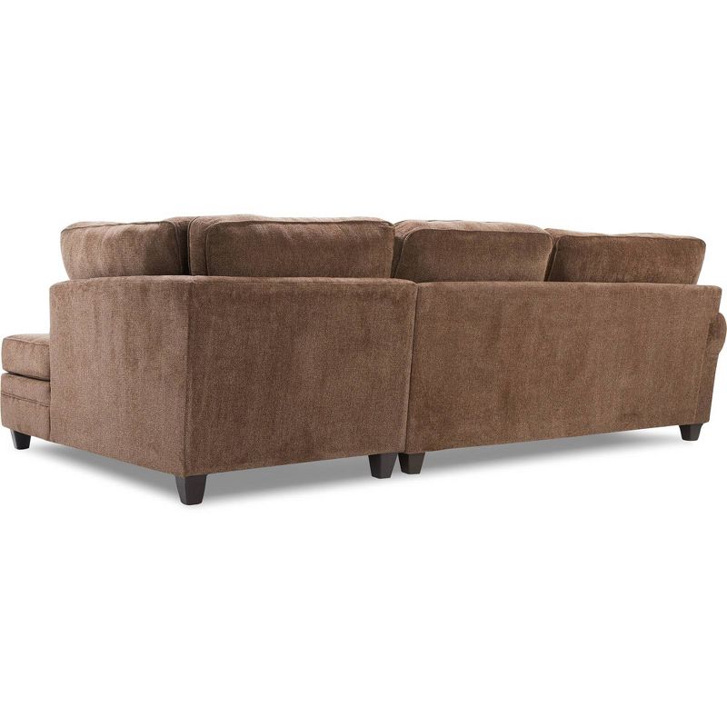 Langston Sectional Brown - True Seating