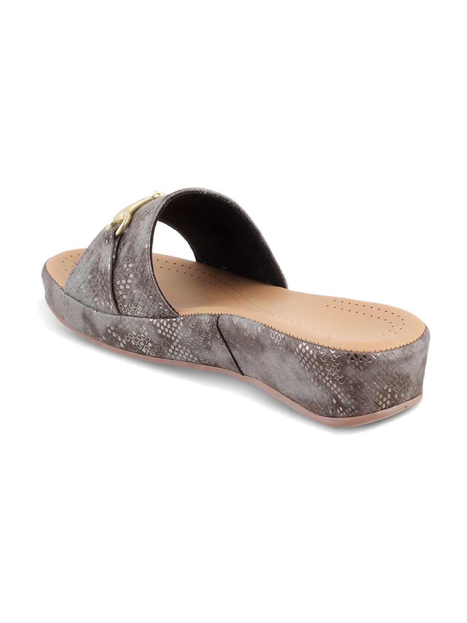 Tresmode Women's Black Casual Wedges