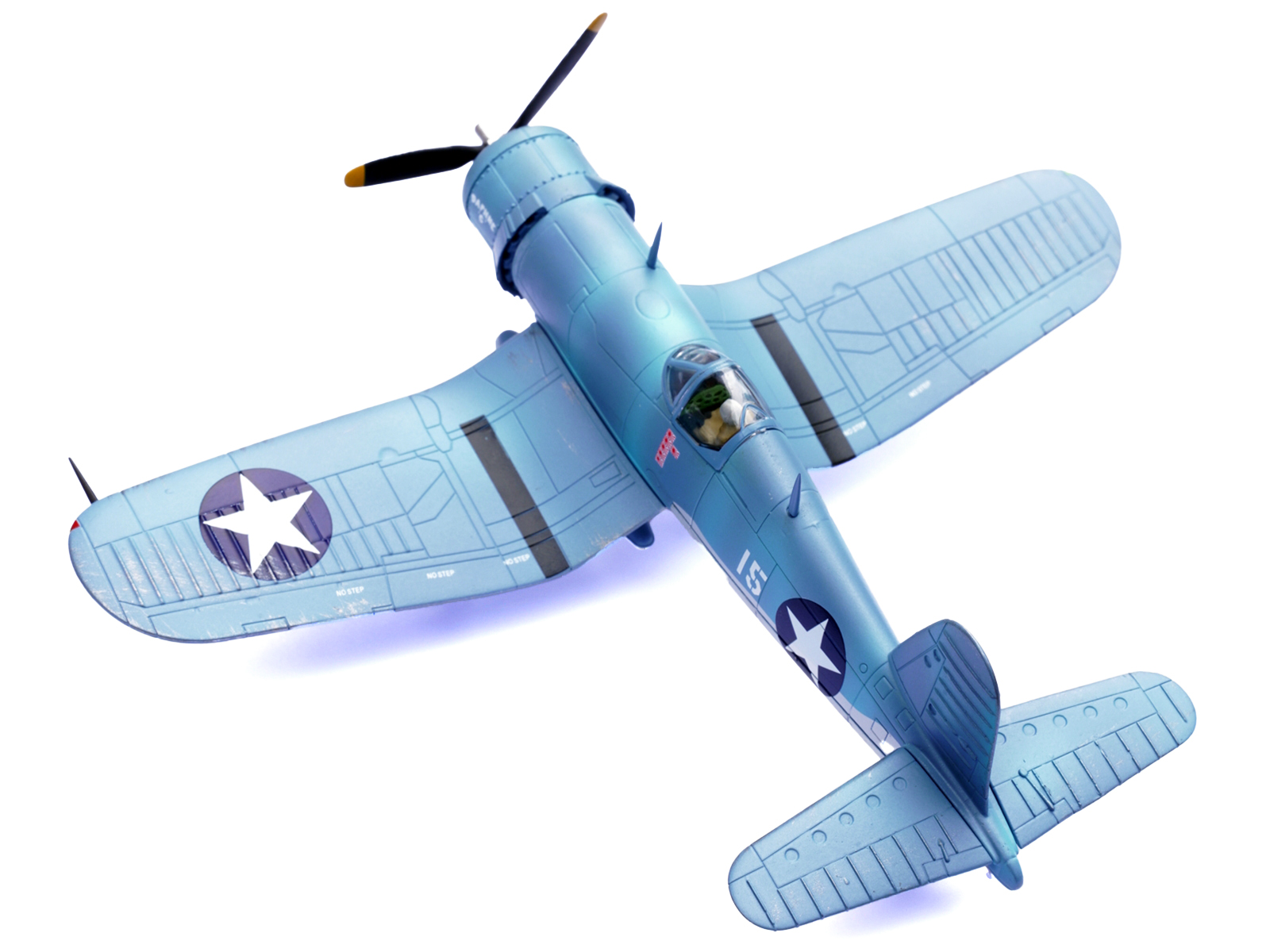 Vought F4U-1 Corsair Fighter Plane "Daphne 'C' 2nd Lt. James N. Cupp VMF-213 Hell Hawks Guadalcanal" (1943) United States Marines 1/72 Diecast Model Airplane by Legion