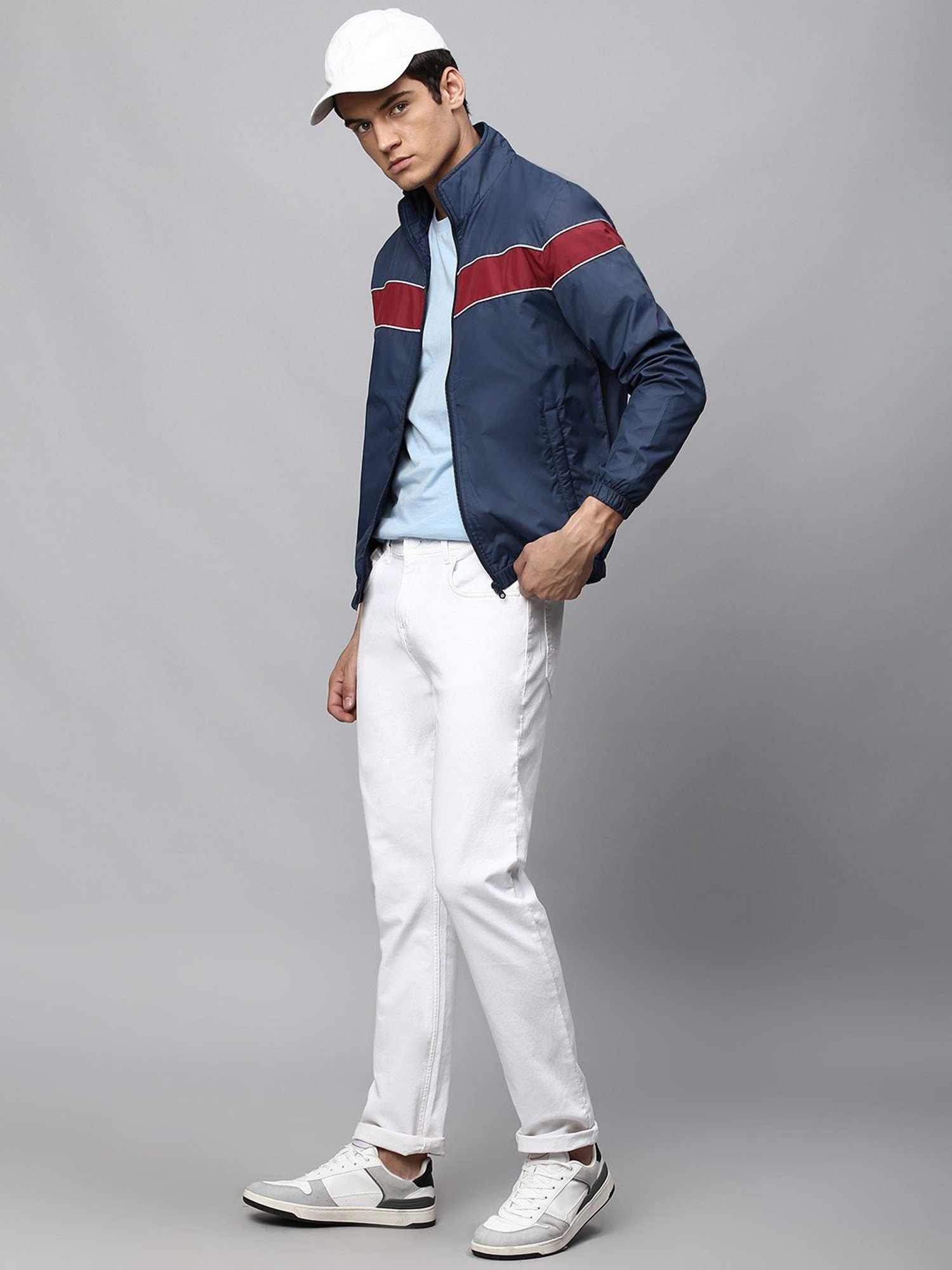 Dennis Lingo Multi Regular Fit Striped Jacket