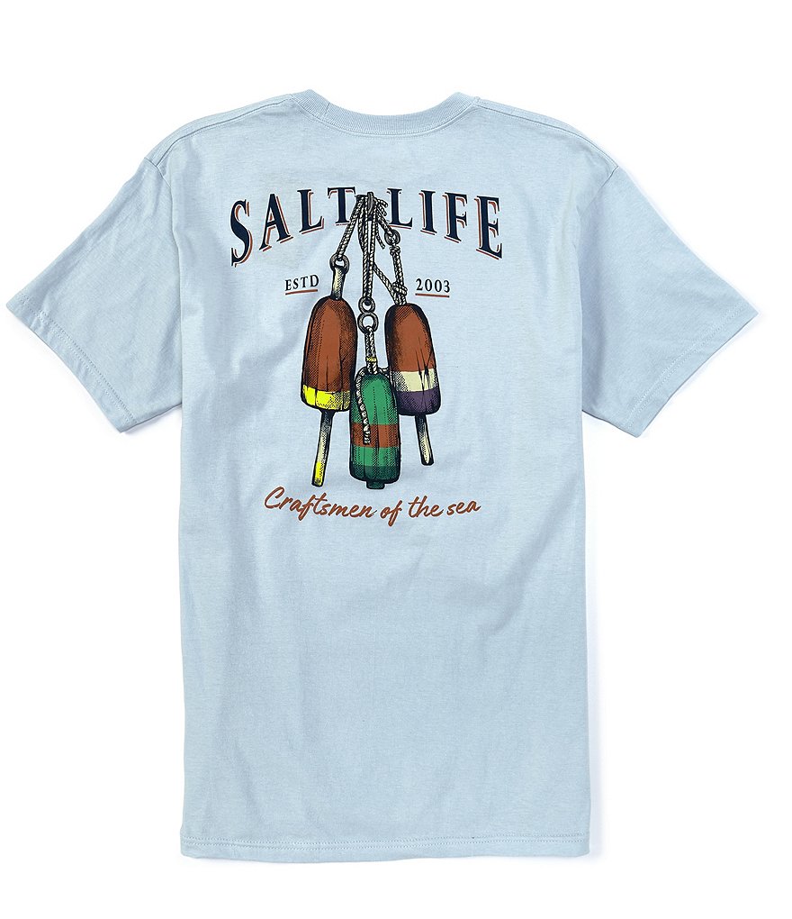 Salt Life Short-Sleeve Craftsman Buoys Graphic T-Shirt