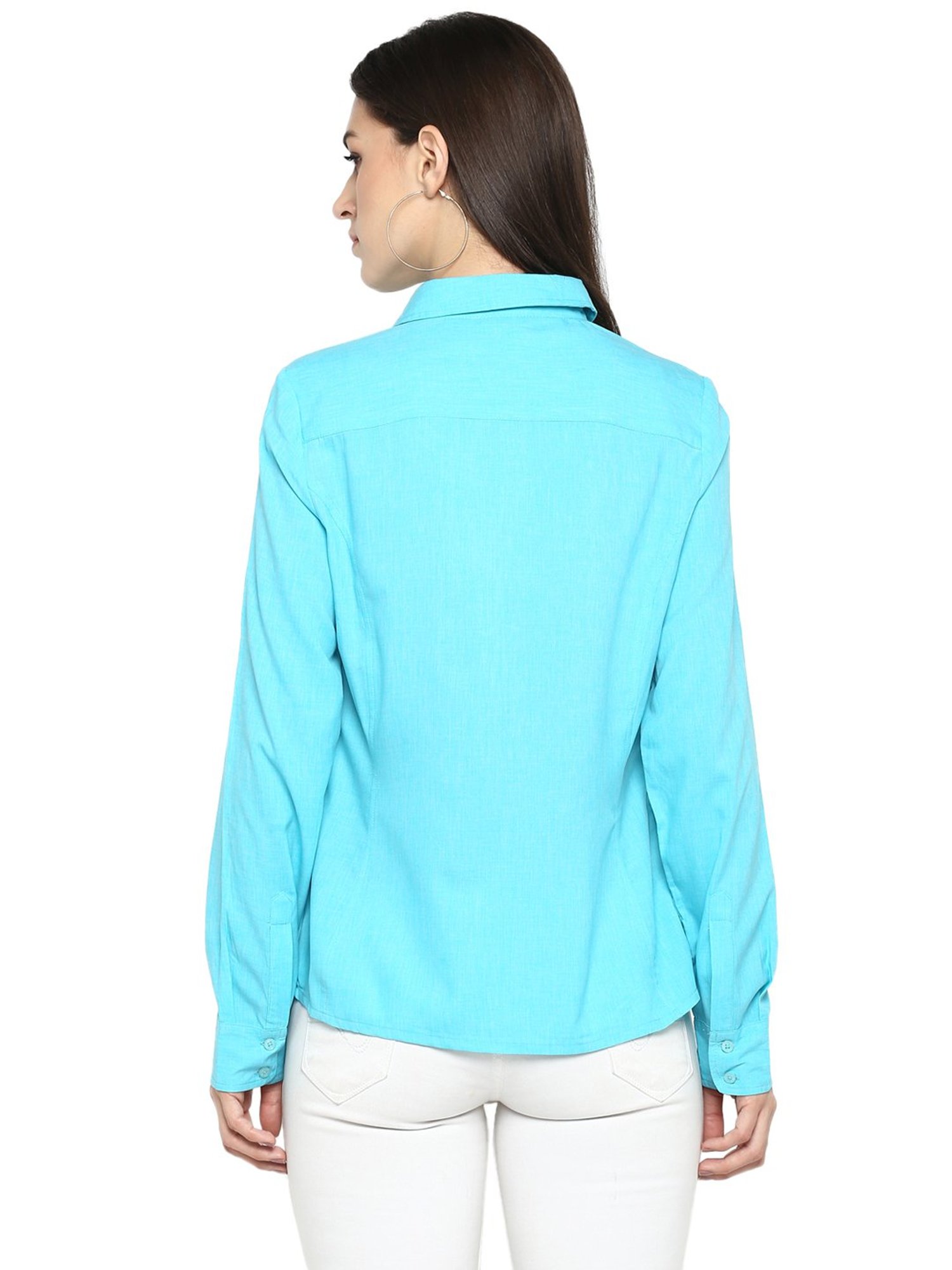 Aditi Wasan Blue Regular Fit Shirt