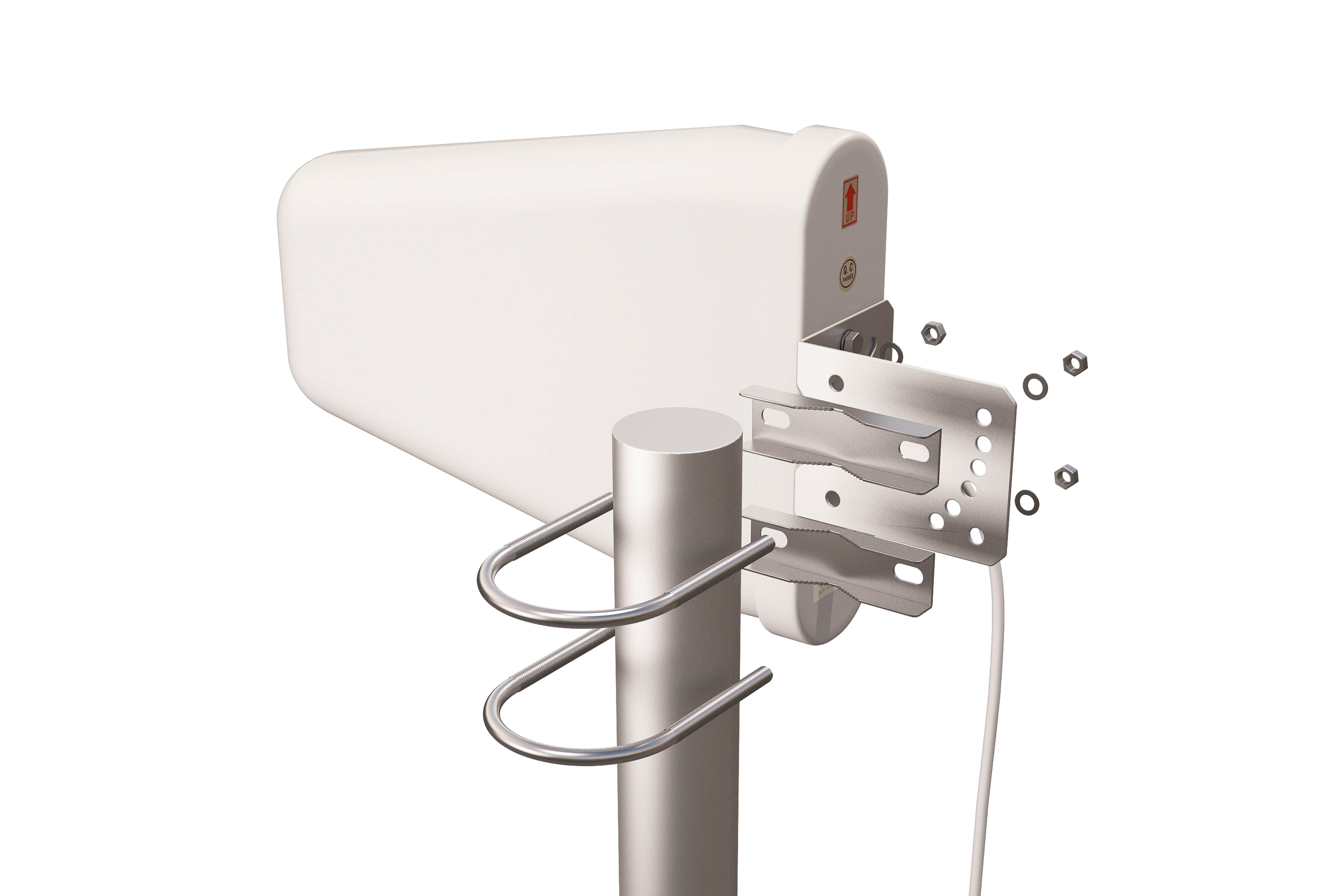 Yagi Directional Antenna-Tupavco TP514 - 3G/4G/LTE 9dBi 800MHz-960MHz and 1.7-2.5GHz 2FT Cable w/ Two Types of Connectors RP-SMA-Male and TS-9 - Cell Phone Signal Booster Log Periodic Cellular