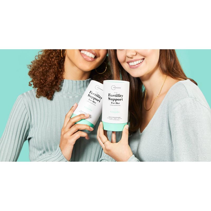 Premama Fertility Reproductive Support Vegan Drink Mix - Unflavored - 28pk