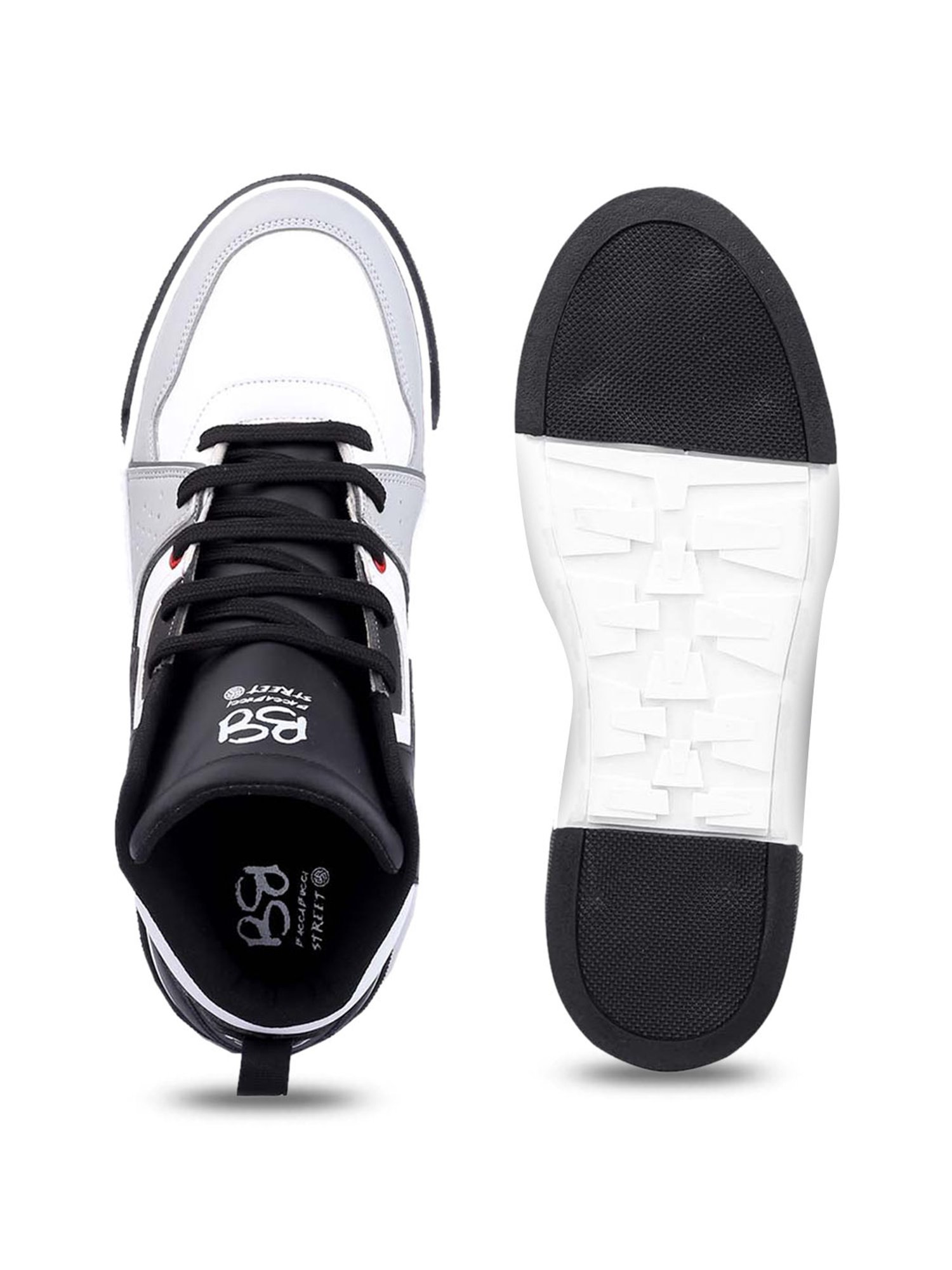 Bacca Bucci Men's EVOKE Grey Ankle High Sneakers