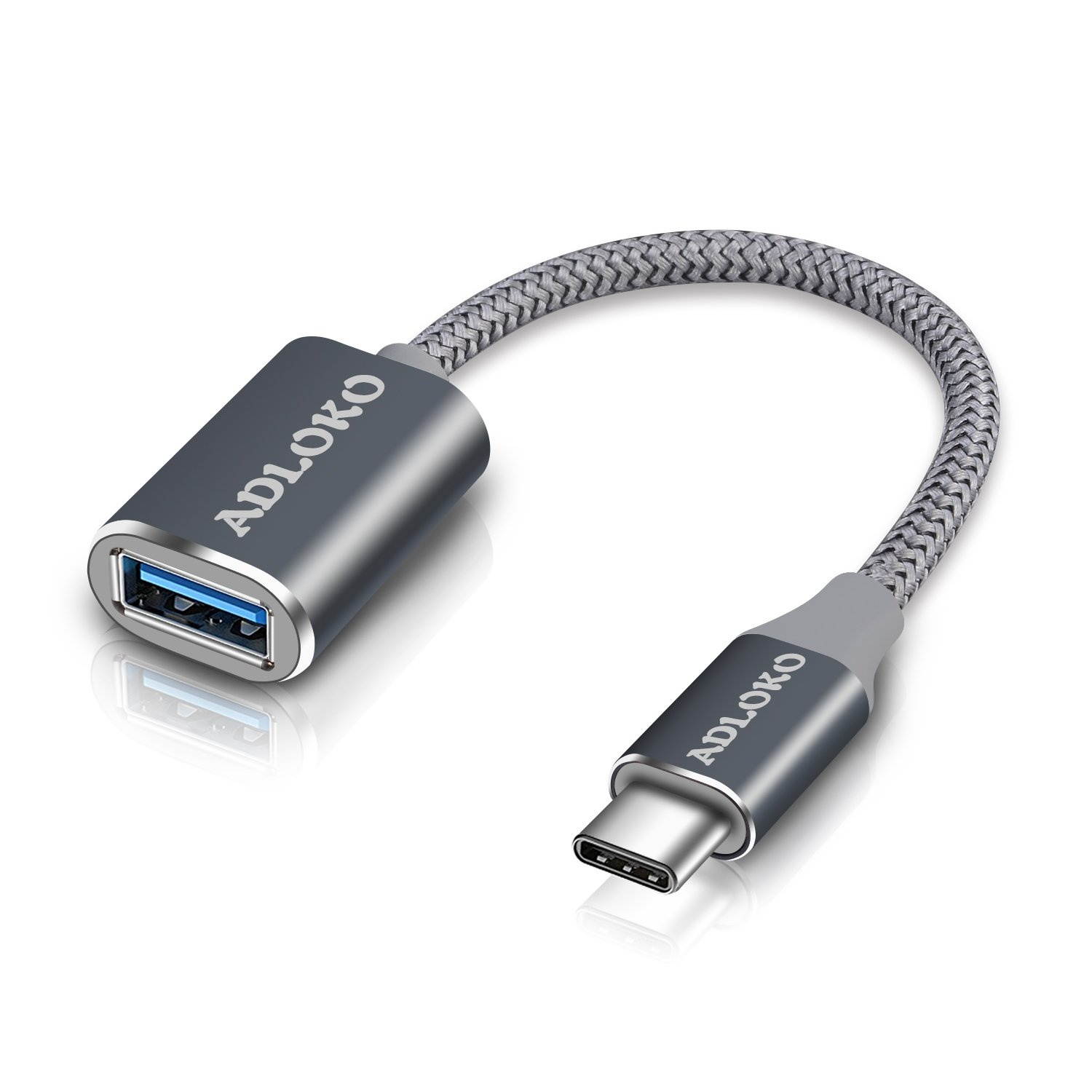 Micro Connectors 8-Inch USB 3.1 Type C to USB 3.0 Type A Female Adapter (E07-174-OTG)