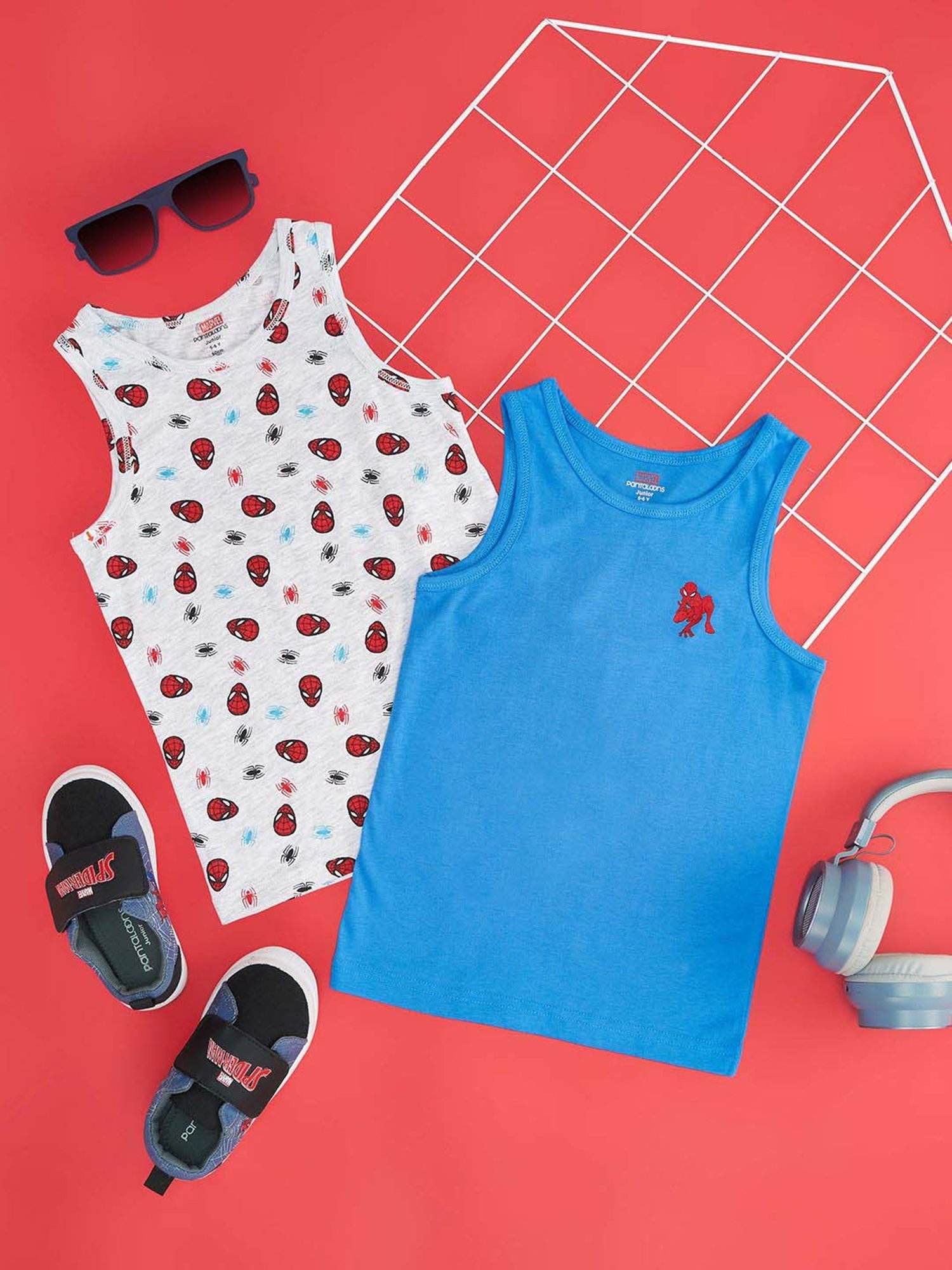 Palm Tree Kids Navy Printed Vest