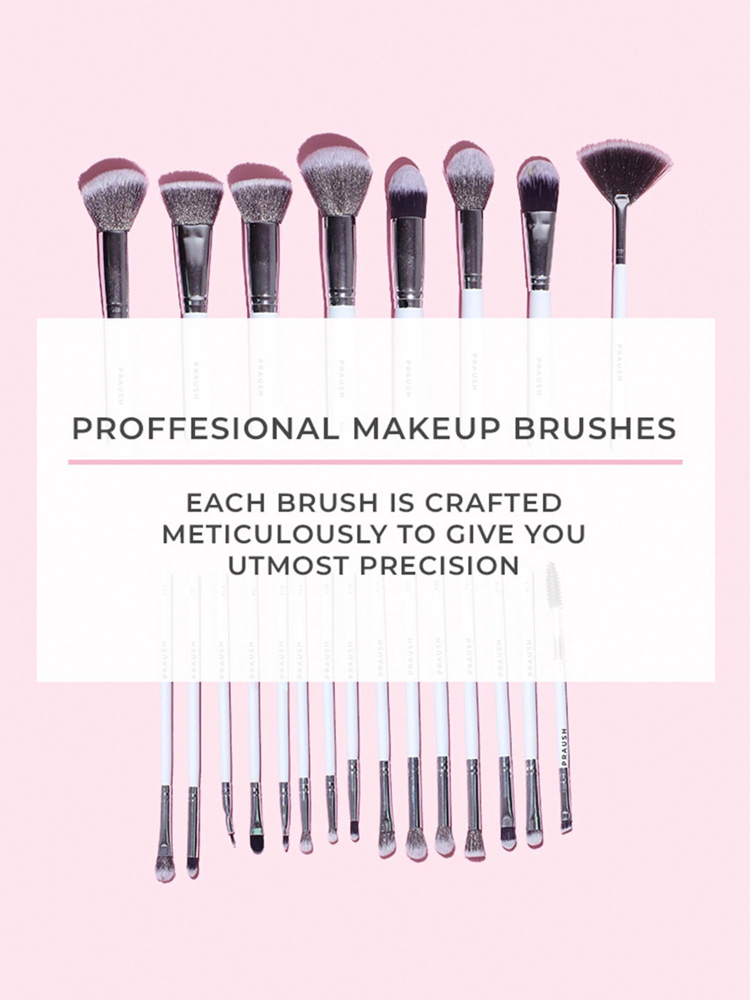Praush Professional Angled Blush Brush - P02
