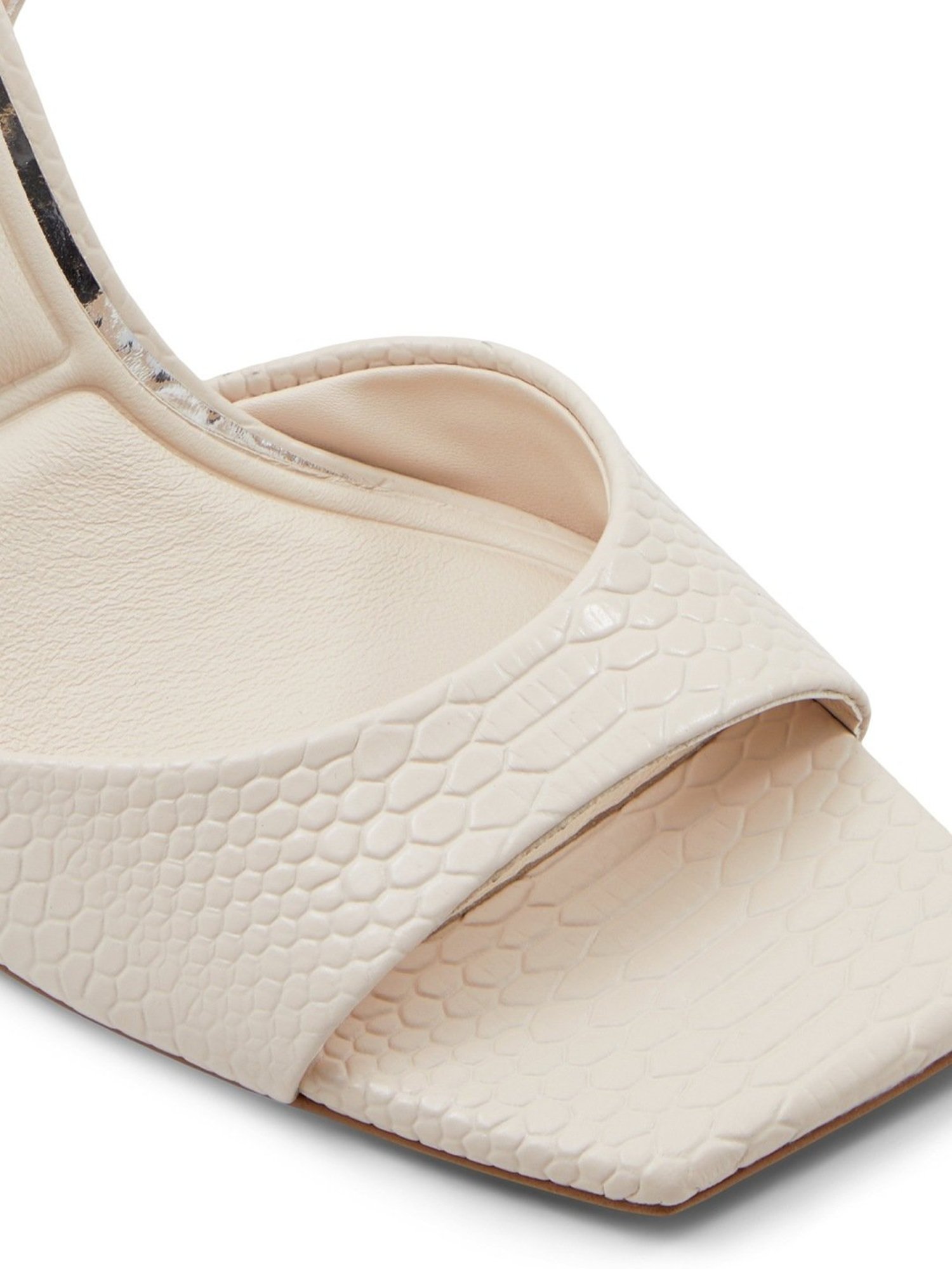 Aldo Women's Lettie Beige Ankle Strap Stilettos