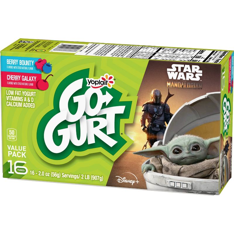 Yoplait Go-Gurt Berry and Cherry Low Fat Kids' Yogurt Tubes - 16pk/2oz Tubes