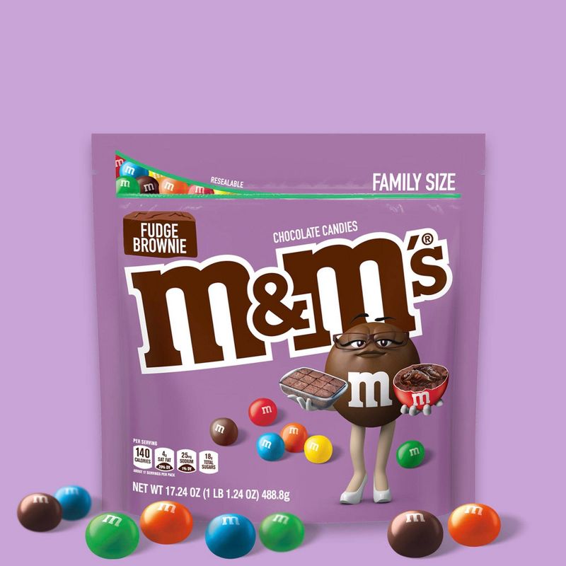 M&M Fudge Brownie Family Size - 17.24