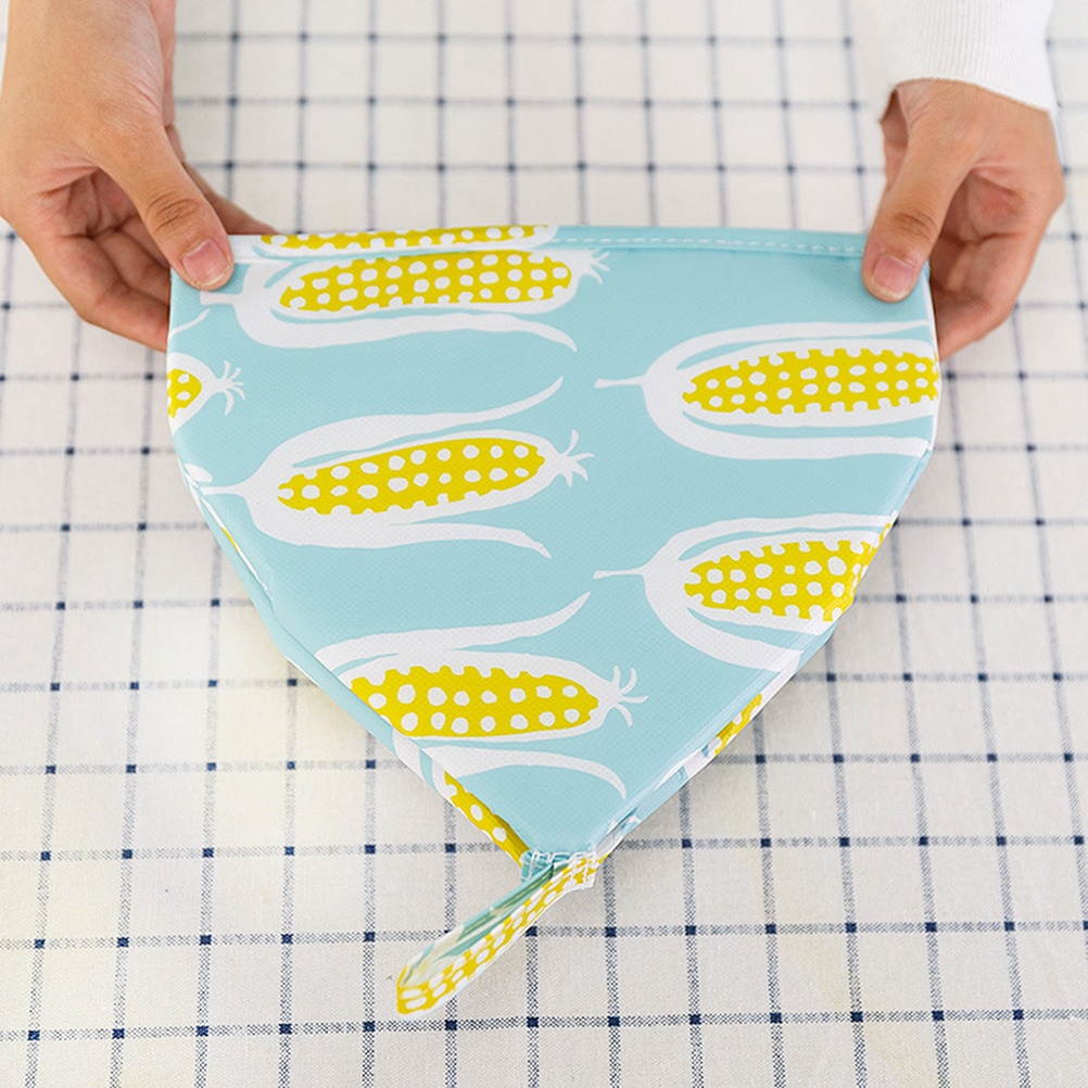 Cups Square Waterproof Foldable Insulated Food Cover with Aluminum Foil Winter Table Hot Food Insulation Dish Cover Kitchen Tool - Size S