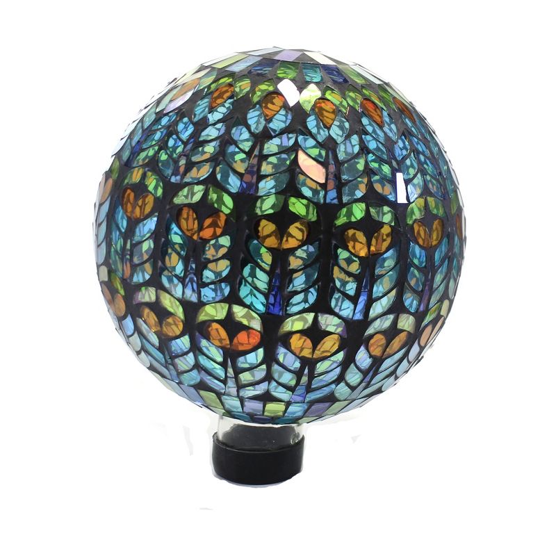 Home & Garden 11.5" Mediterrano Mosaic Globe Gazing Ball Yard Decor Echo Valley  -  Outdoor Sculptures And Statues