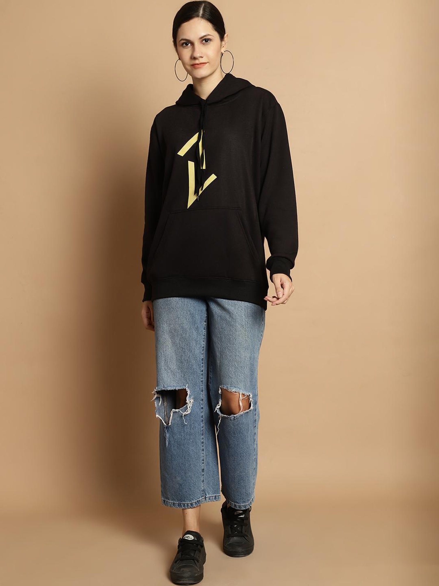 Vimal Jonney Rust & Black Printed Sweatshirt - Pack Of 2