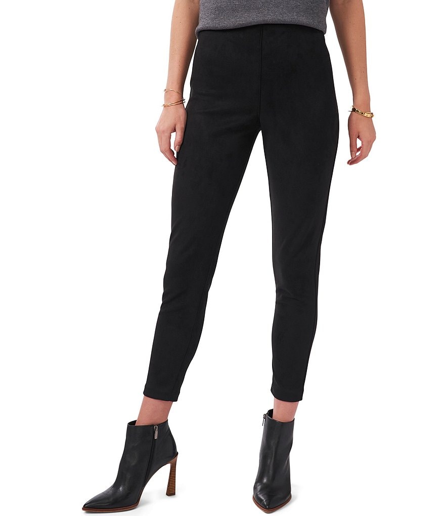 Vince Camuto Stretch Faux Suede Pull-On Leggings