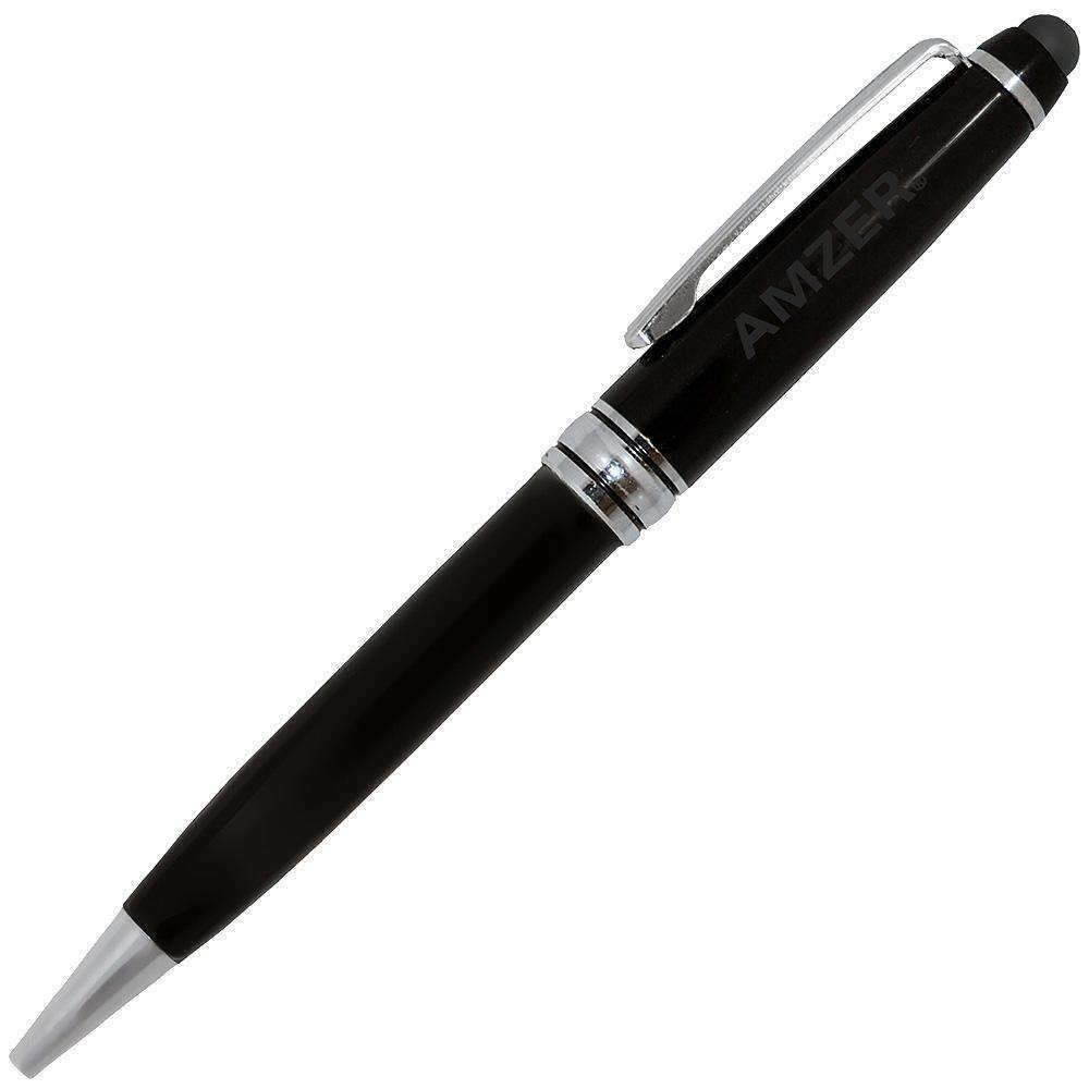 AMZER Dual Sketch & Stylus Pen Black for Touch Screen Tablet,eBook and Phone