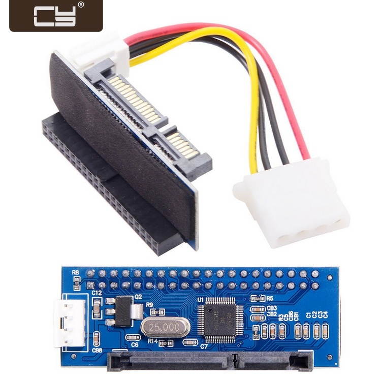 CY IDE/PATA 40Pin Disk to SATA Female Converter Adapter PCBA for Desktop & 3.5" Hard Disk Drive EP-096