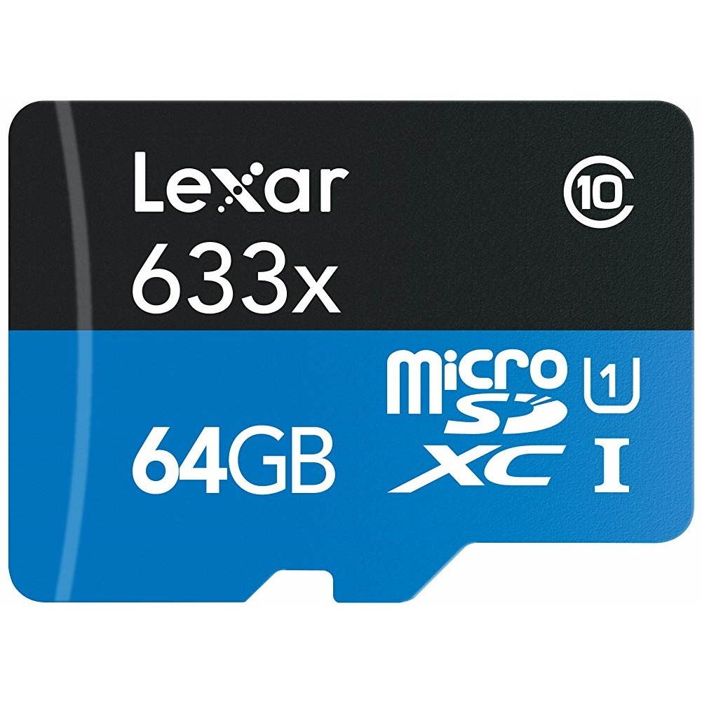 lexar highperformance 633x 64gb microsdxc uhsi card