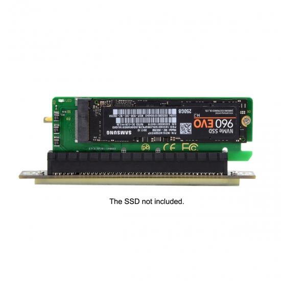 Xiwai NGFF M-key NVME AHCI SSD to PCI-E 3.0 16x x4 Adapter for XP941 SM951 PM951 A110 m6e 960 EVO SSD